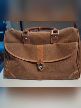 Protocol Suede Overnight Bag Vintage